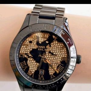 2 LEFT IN STOCK,NEW MICHAEL KORS Map ladies watch